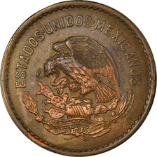 Coin, Mexico, 5 Centavos, 1944, Mexico City, EF(40-45), Bronze, KM:424