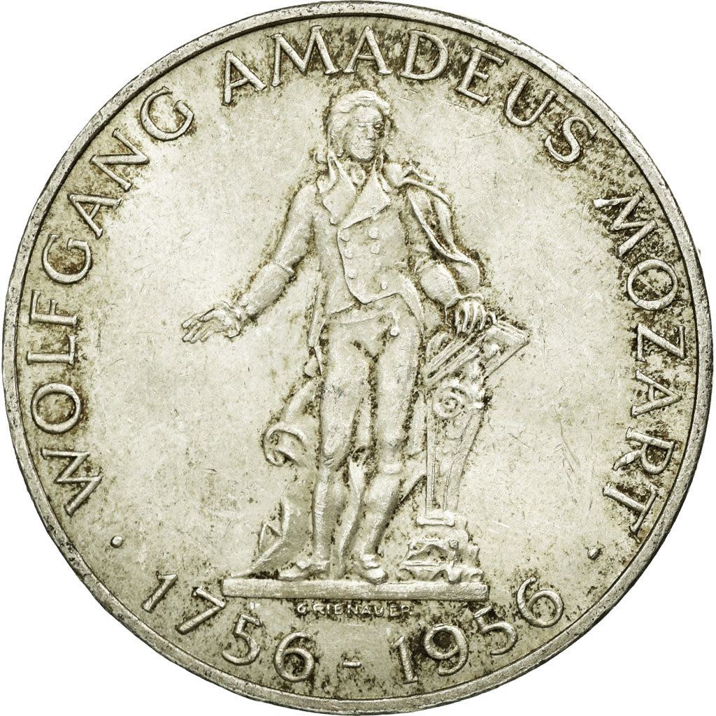 Coin, Austria, 25 Schilling, 1956, AU(50-53), Silver, KM:2881