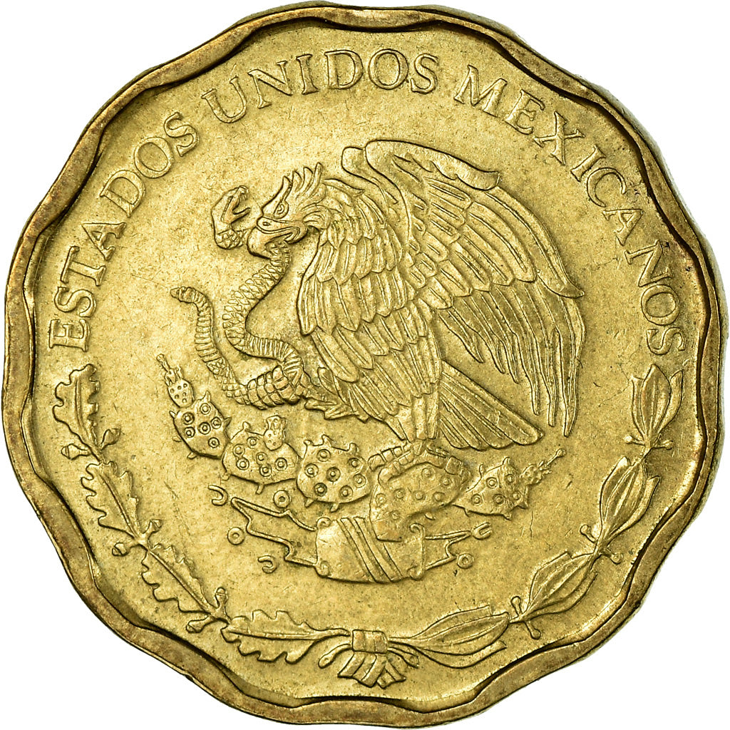 Moneta, Mexico, 50 Centavos, 1999, Mexico City, EF(40-45), Aluminium-Brąz