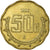 Moneta, Mexico, 50 Centavos, 1999, Mexico City, EF(40-45), Aluminium-Brąz