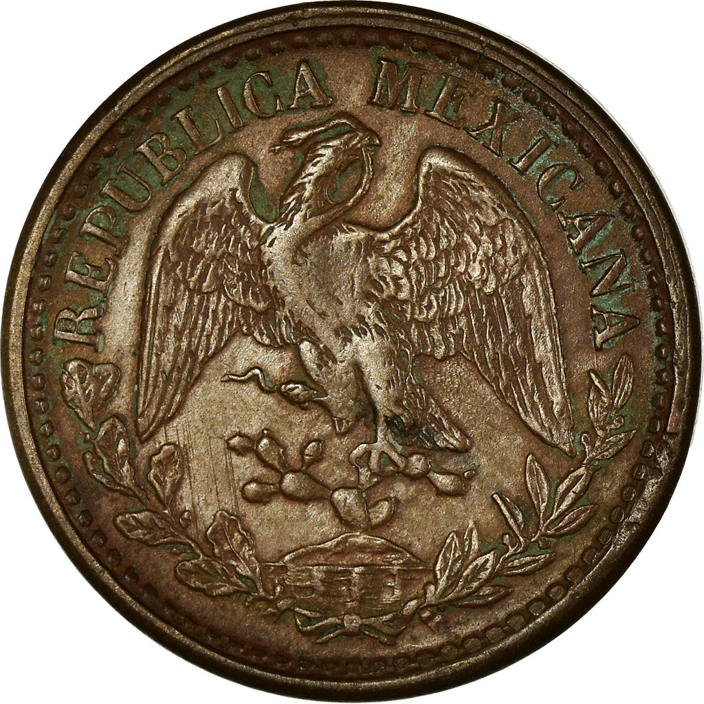Moneda, México, Centavo, 1900, Mexico City, MBC, Cobre, KM:394.1
