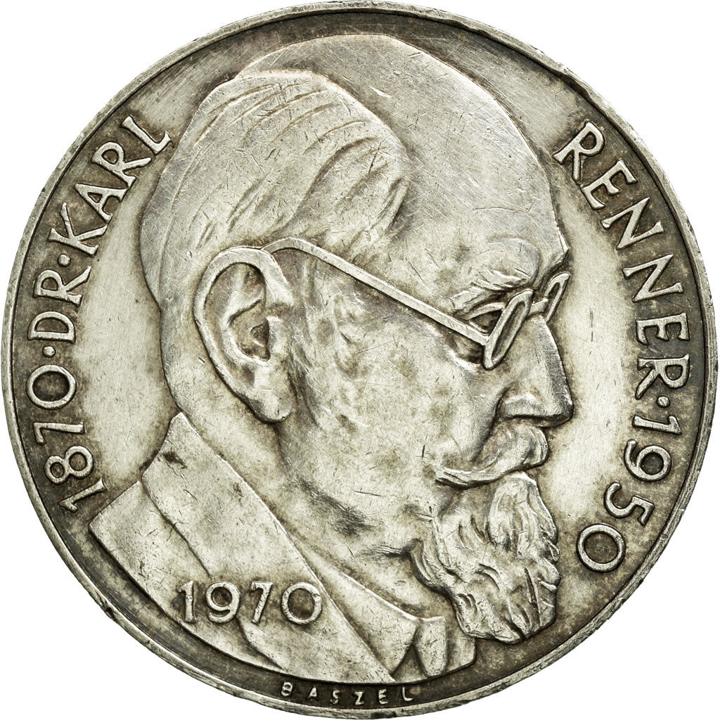 Coin, Austria, 50 Schilling, 1970, AU(50-53), Silver, KM:2909