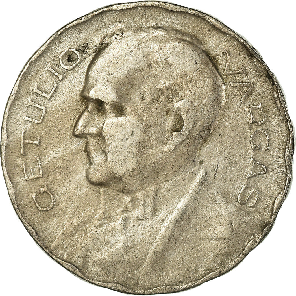 Coin, Brazil, 200 Reis, 1940, EF(40-45), Copper-nickel, KM:545
