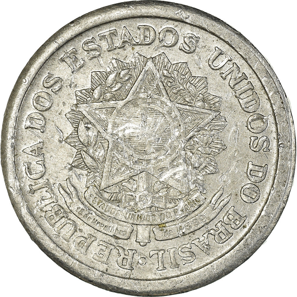 Coin, Brazil, 20 Centavos, 1961, EF(40-45), Aluminum, KM:565