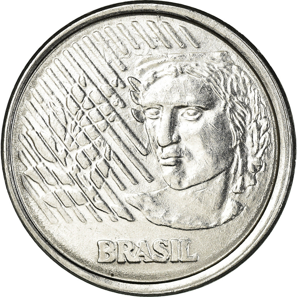 Moneta, Brasile, 50 Centavos, 1995, SPL-, Acciaio inossidabile, KM:635