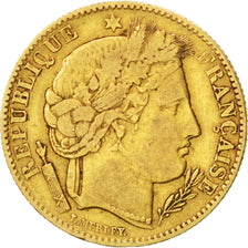 Deuxième République, 10 Francs Or Cérès, 1850 A, KM 770