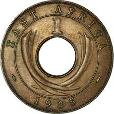 Coin, EAST AFRICA, George V, Cent, 1935, EF(40-45), Bronze, KM:22