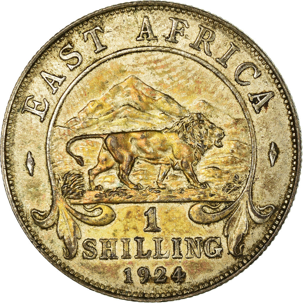 Monnaie, EAST AFRICA, George V, Shilling, 1924, TTB, Argent, KM:21