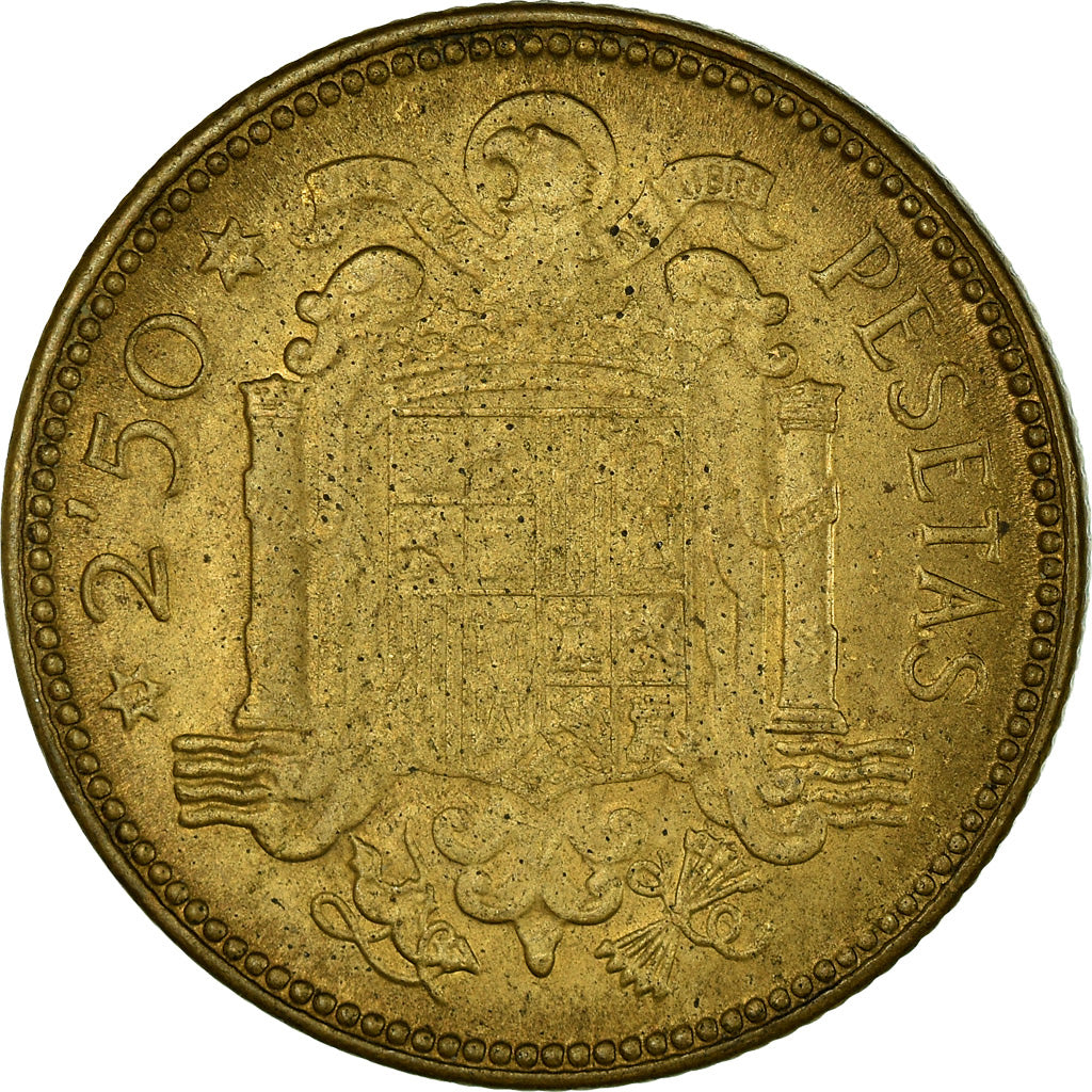 Coin, Spain, Caudillo and regent, 2-1/2 Pesetas, 1970, Madrid, EF(40-45)