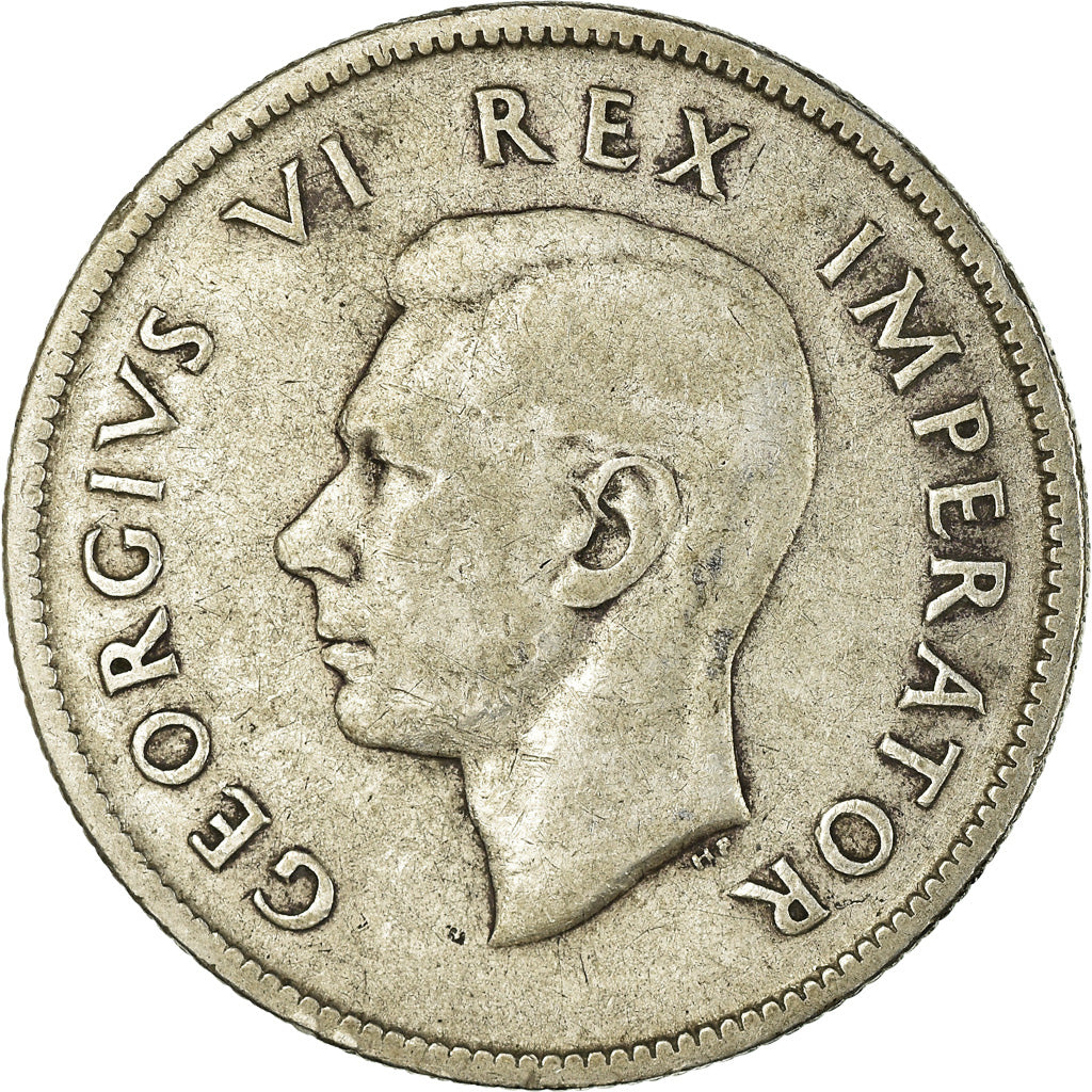 Coin, South Africa, George VI, 2 Shillings, 1939, VF(30-35), Silver, KM:29