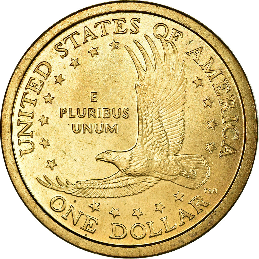 Coin, United States, Sacagawea Dollar, Dollar, 2000, U.S. Mint, Philadelphia
