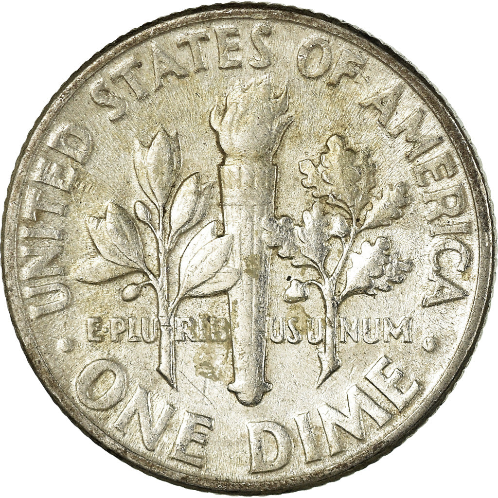 Coin, United States, Roosevelt Dime, Dime, 1949, U.S. Mint, Philadelphia