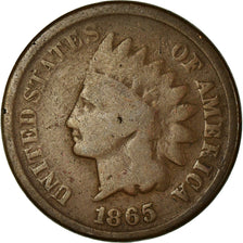 Coin, United States, Indian Head Cent, Cent, 1865, U.S. Mint, Philadelphia