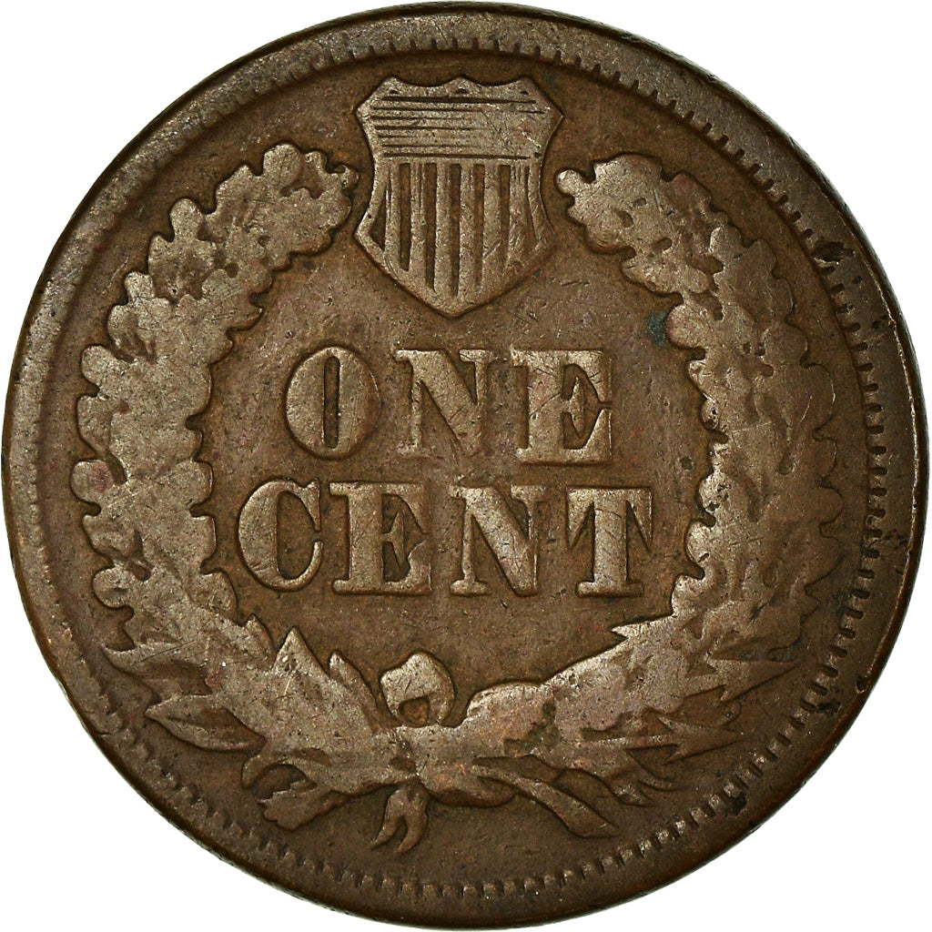 Coin, United States, Indian Head Cent, Cent, 1865, U.S. Mint, Philadelphia
