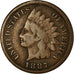 Coin, United States, Indian Head Cent, Cent, 1887, U.S. Mint, Philadelphia
