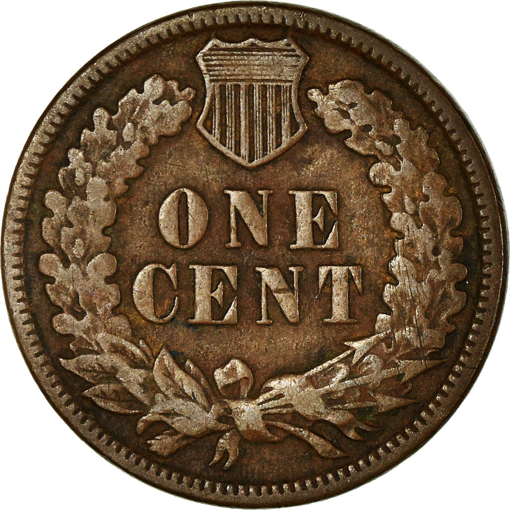 Coin, United States, Indian Head Cent, Cent, 1887, U.S. Mint, Philadelphia