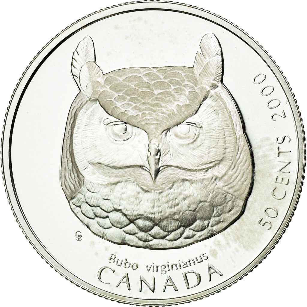 Coin, Canada, Elizabeth II, 50 Cents, 2000, Royal Canadian Mint, Ottawa