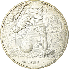 Francia, 10 Euro, UEFA Euro 2016, 2016, EBC, Plata, Gadoury:EU814