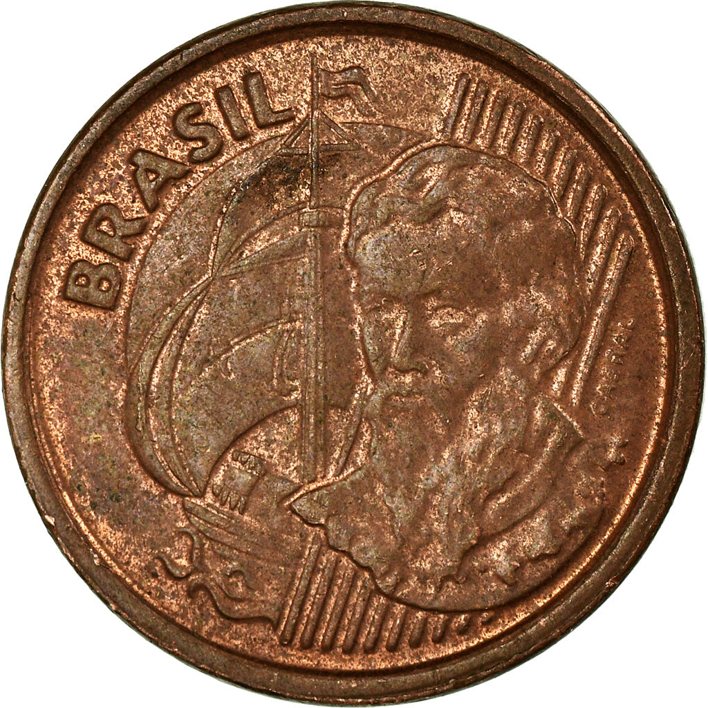 Coin, Brazil, Centavo, 2003, EF(40-45), Copper Plated Steel, KM:647