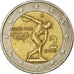 Grèce, 2 Euro, 2004 Olympics, 2004, TTB, Bi-Metallic, KM:209
