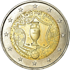 France, 2 Euro, UEFA Euro, 2016, AU(55-58), Bi-Metallic