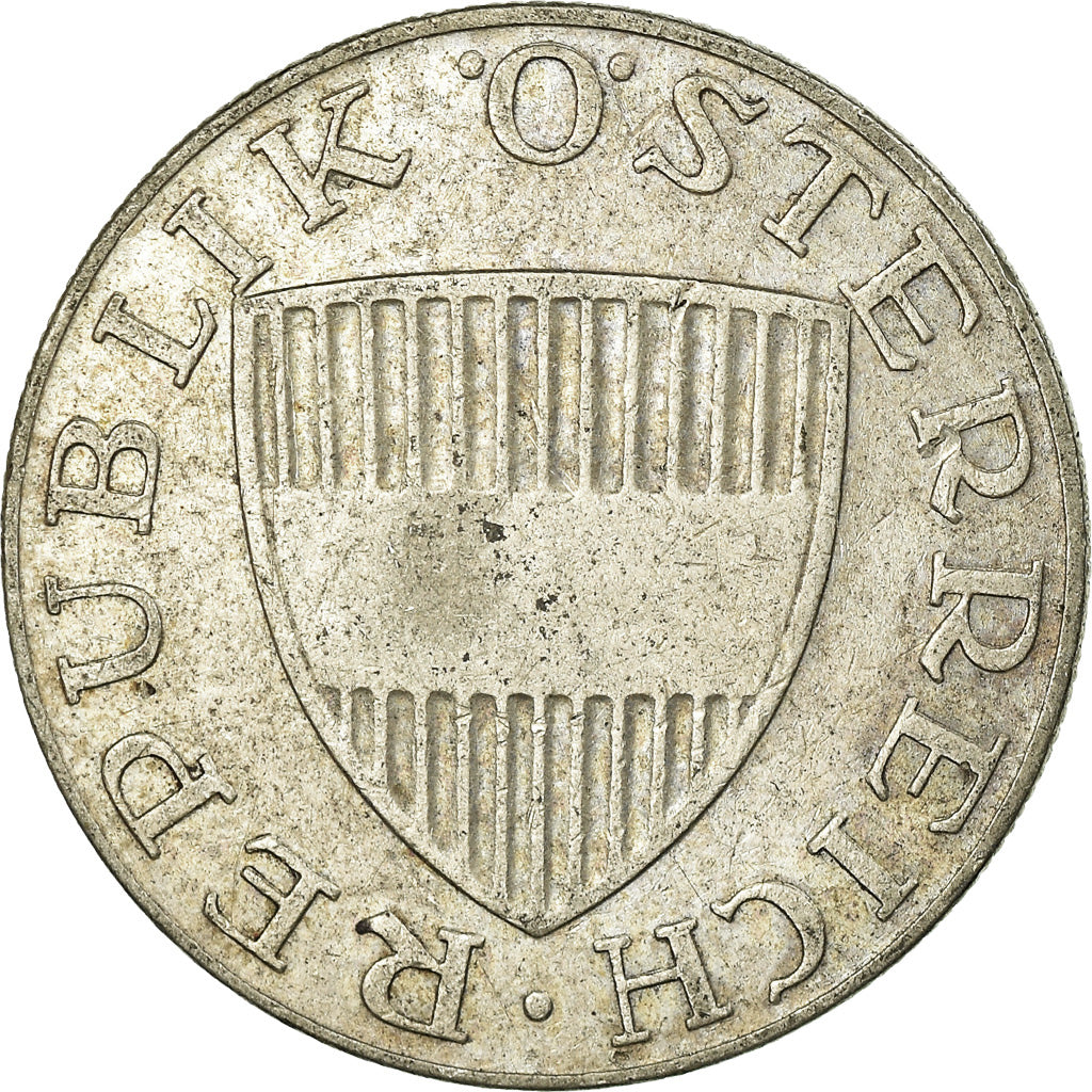 Moneta, Austria, 10 Schilling, 1957, VF(30-35), Srebro, KM:2882