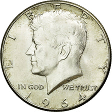 Coin, United States, Kennedy Half Dollar, Half Dollar, 1964, U.S. Mint