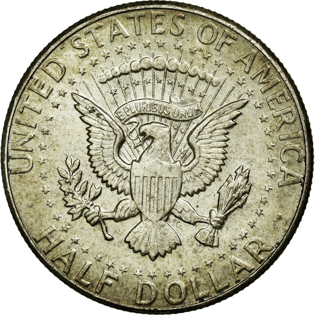 Coin, United States, Kennedy Half Dollar, Half Dollar, 1964, U.S. Mint