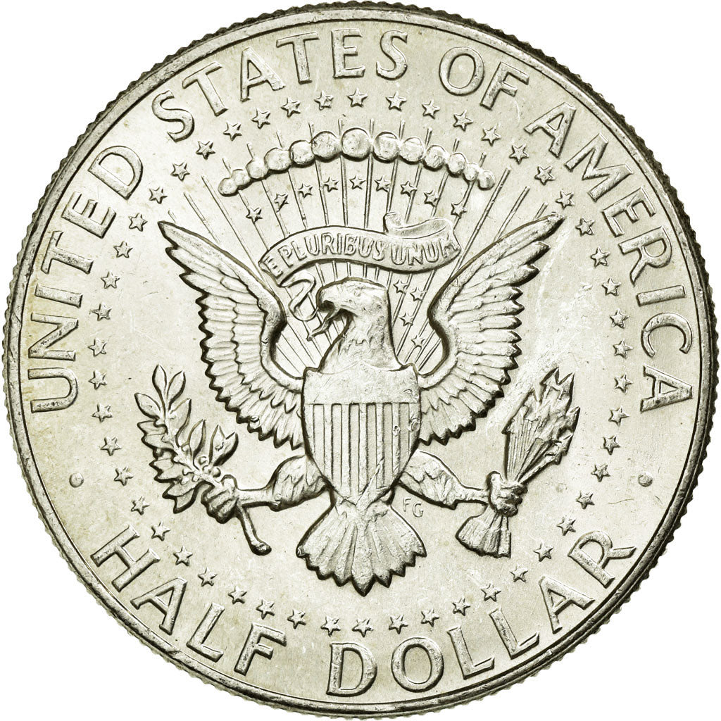 Coin, United States, Kennedy Half Dollar, Half Dollar, 1964, U.S. Mint