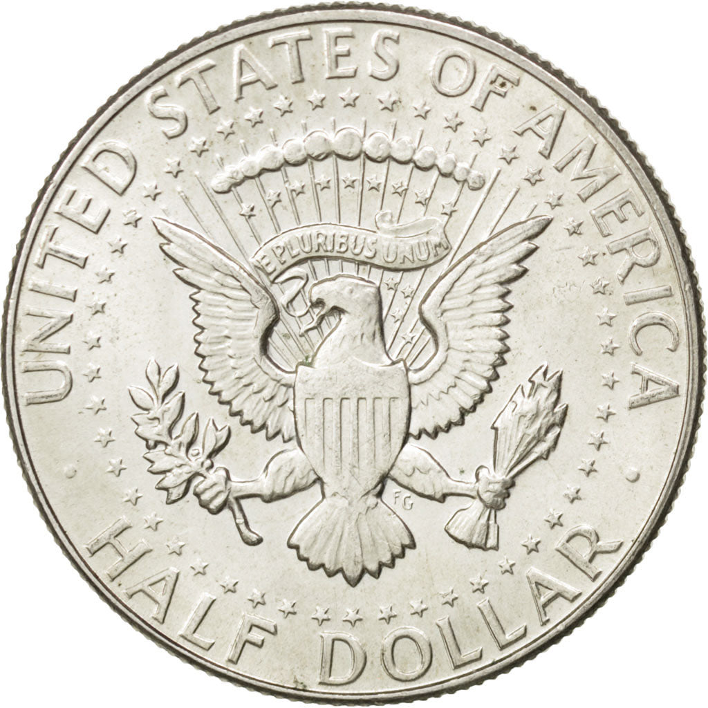 Coin, United States, Kennedy Half Dollar, Half Dollar, 1965, U.S. Mint
