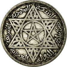 Coin, Morocco, Mohammed V, 100 Francs, 1953, Paris, EF(40-45), Silver, KM:52