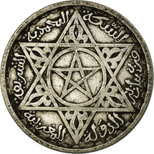 Moneda, Marruecos, Mohammed V, 100 Francs, 1953, Paris, MBC, Plata, KM:52