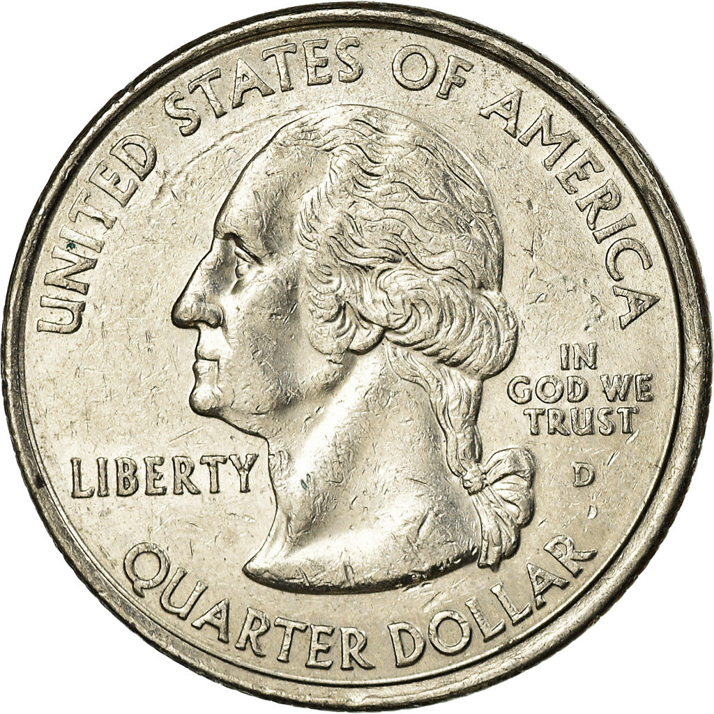 Coin, United States, Virginia, Quarter, 2000, U.S. Mint, Denver, EF(40-45)
