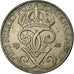 Monnaie, Suède, Gustaf V, 5 Öre, 1943, TTB, Iron, KM:812
