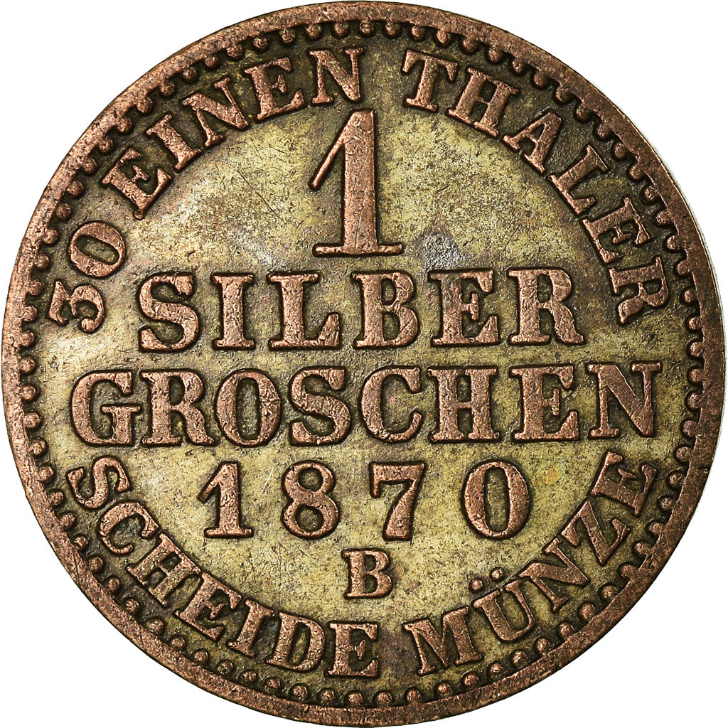 Coin, German States, PRUSSIA, Wilhelm I, Groschen, 1870, Vienne, EF(40-45)