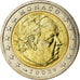 Monaco, 2 Euro, 2002, MS(64), Bi-Metallic, KM:174