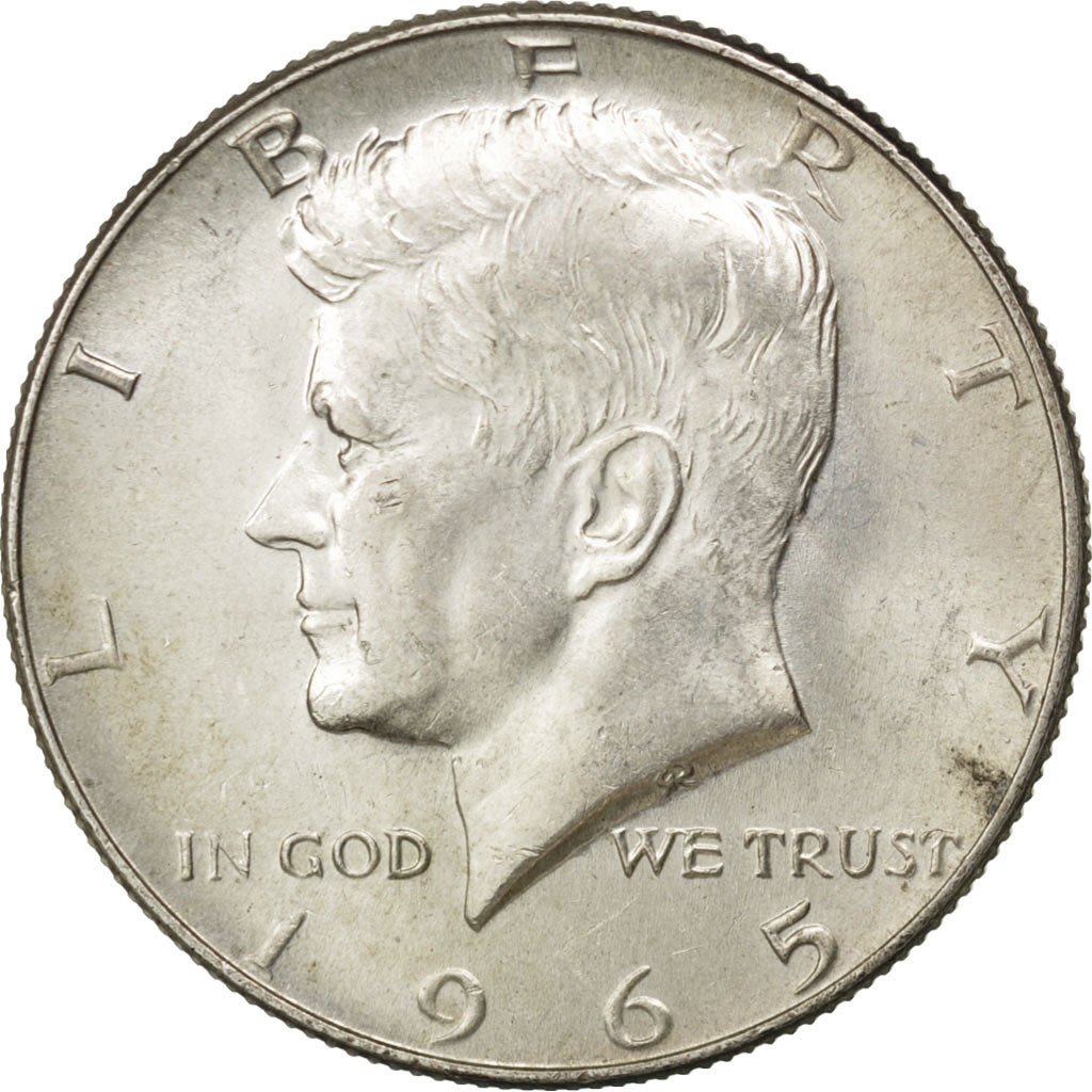 UNITED STATES, Kennedy Half Dollar, Half Dollar, 1965, U.S. Mint, KM #202a,...
