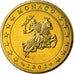 Monaco, 50 Euro Cent, 2002, MS(65-70), Mosiądz, KM:172