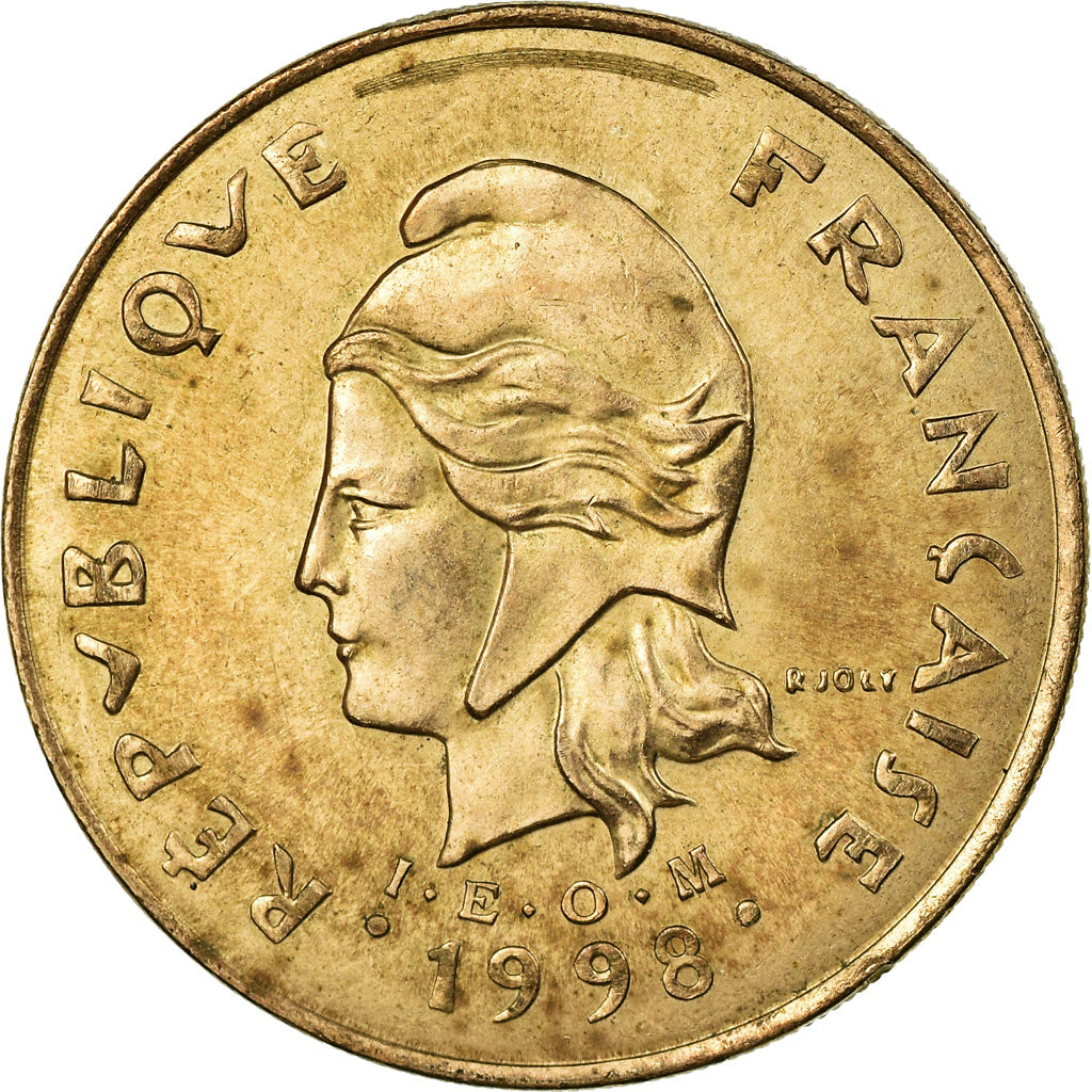 Coin, French Polynesia, 100 Francs, 1998, Paris, EF(40-45), Nickel-Bronze, KM:14