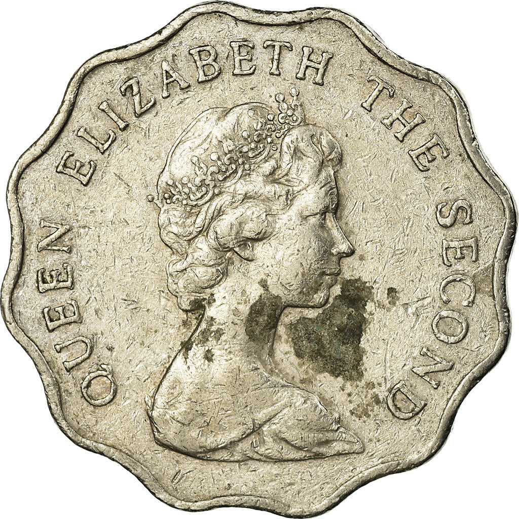Coin, Hong Kong, Elizabeth II, 2 Dollars, 1980, EF(40-45), Copper-nickel, KM:37