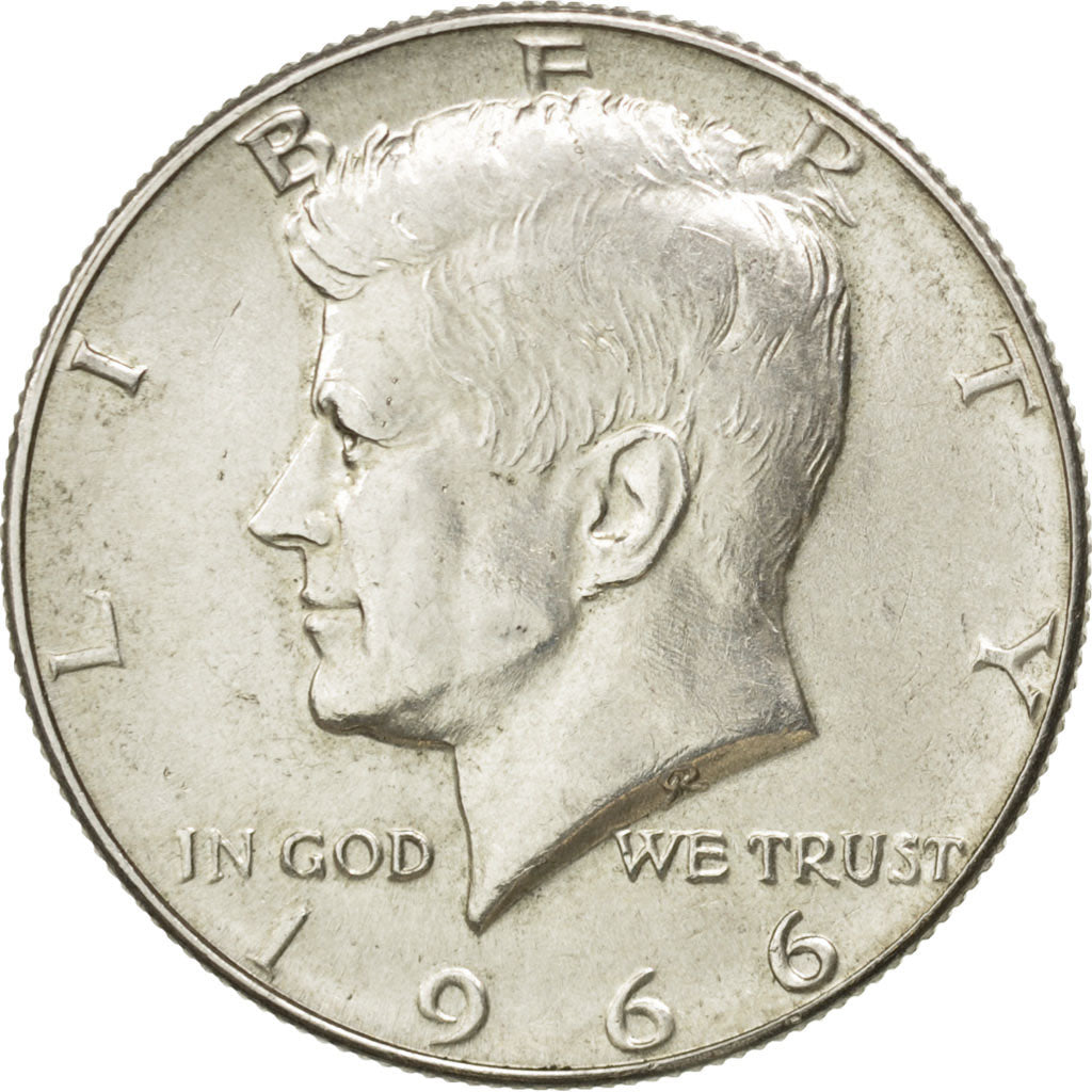 UNITED STATES, Kennedy Half Dollar, Half Dollar, 1966, U.S. Mint, KM #202a,...