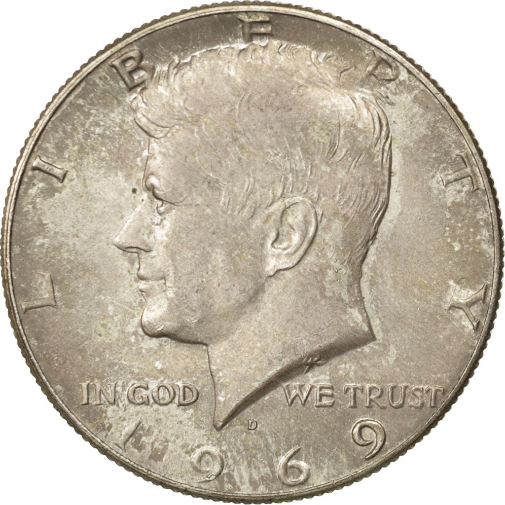 UNITED STATES, Kennedy Half Dollar, Half Dollar, 1969, U.S. Mint, KM #202a,...