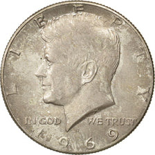 UNITED STATES, Kennedy Half Dollar, Half Dollar, 1969, U.S. Mint, KM #202a,...