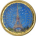 Frankrijk, Tour Eiffel, Euro, 2002, Colorised, PR, Bi-Metallic, KM:1288