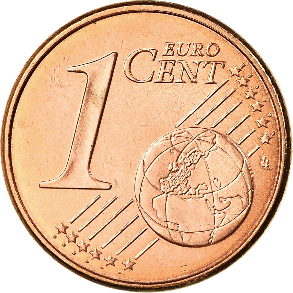 France, Euro Cent, La Tour Eiffel, 2006, Colorised, SUP, Copper Plated Steel