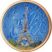 Frankrijk, 2 Euro Cent, La Tour Eiffel, 2006, Colorised, PR, Copper Plated