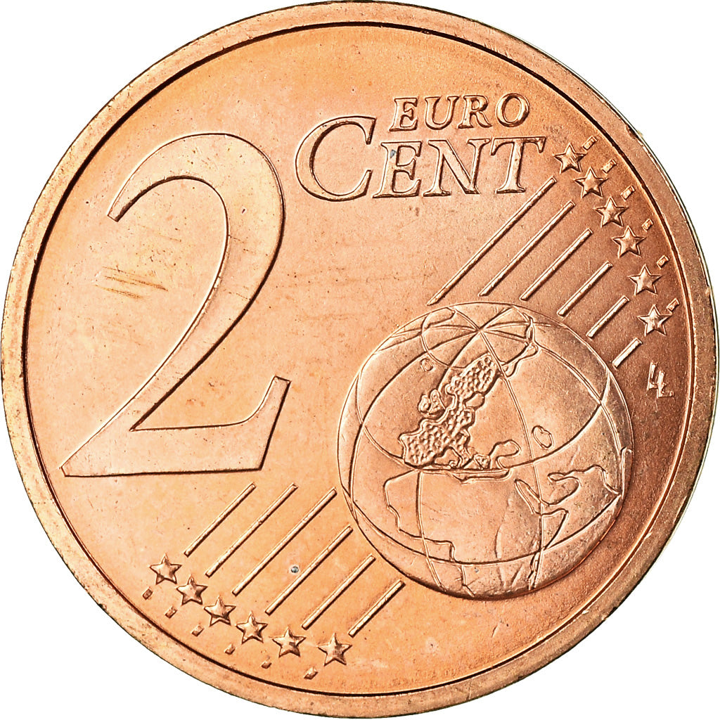 Frankrijk, 2 Euro Cent, La Tour Eiffel, 2006, Colorised, PR, Copper Plated