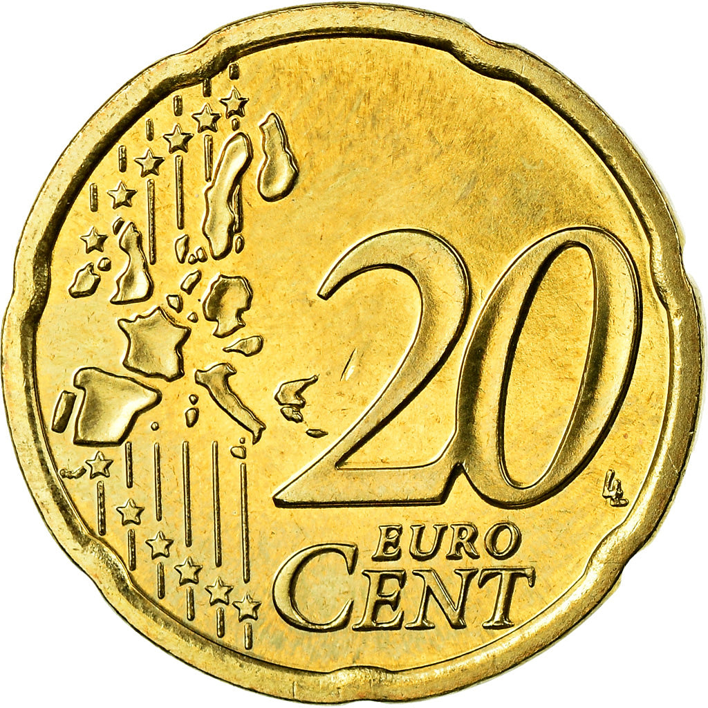 Austria, Cathédrale Vienne, 20 Euro Cent, 2006, Colorised, AU(55-58), Brass