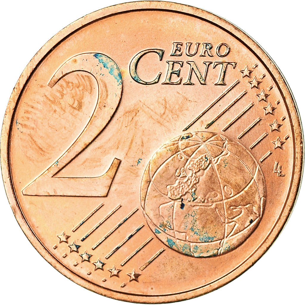 Austria, Cathédrale Vienne, 2 Euro Cent, 2009, Colorised, AU(55-58), Copper