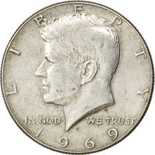 UNITED STATES, Kennedy Half Dollar, Half Dollar, 1969, U.S. Mint, KM #202a,...